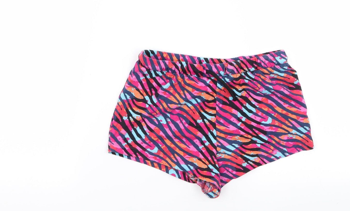 NEXT Girls Multicoloured Striped  Hot Pants Shorts Size 10 Years