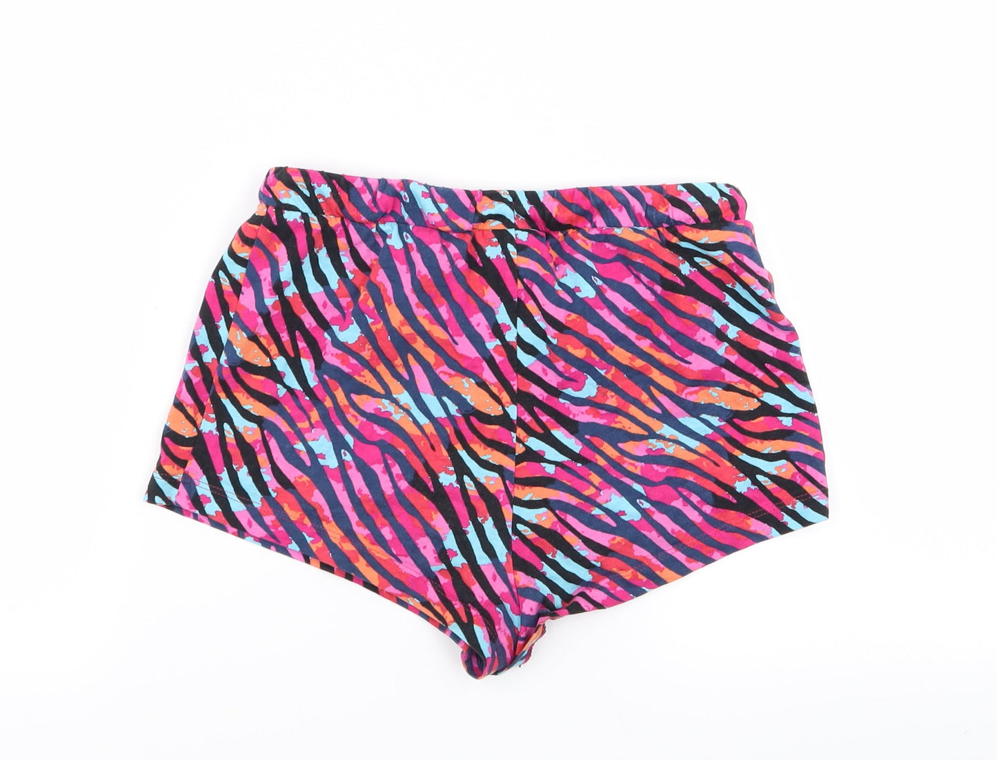 NEXT Girls Multicoloured Striped  Hot Pants Shorts Size 10 Years