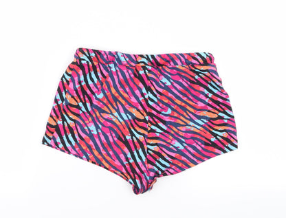 NEXT Girls Multicoloured Striped  Hot Pants Shorts Size 10 Years