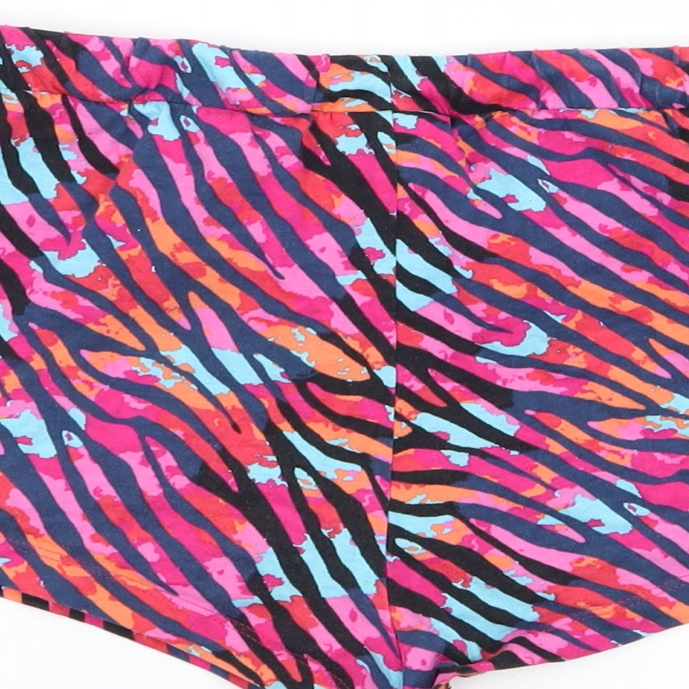 NEXT Girls Multicoloured Striped  Hot Pants Shorts Size 10 Years