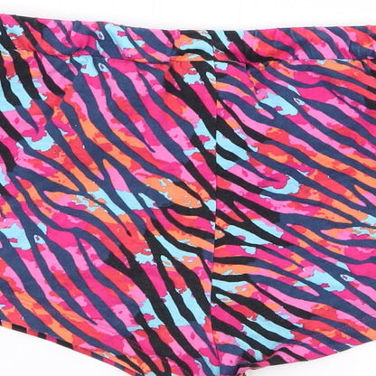 NEXT Girls Multicoloured Striped  Hot Pants Shorts Size 10 Years