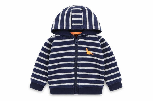 lullaby Boys Multicoloured Striped  Full Zip Jumper Size 3-6 Months
