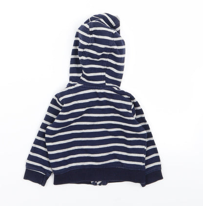 lullaby Boys Multicoloured Striped  Full Zip Jumper Size 3-6 Months