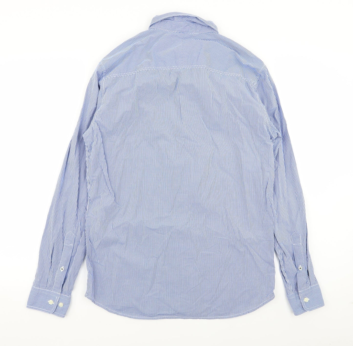 Mens UK Collar Size 16.5 Heritage Smart Blue  Dress Shirt