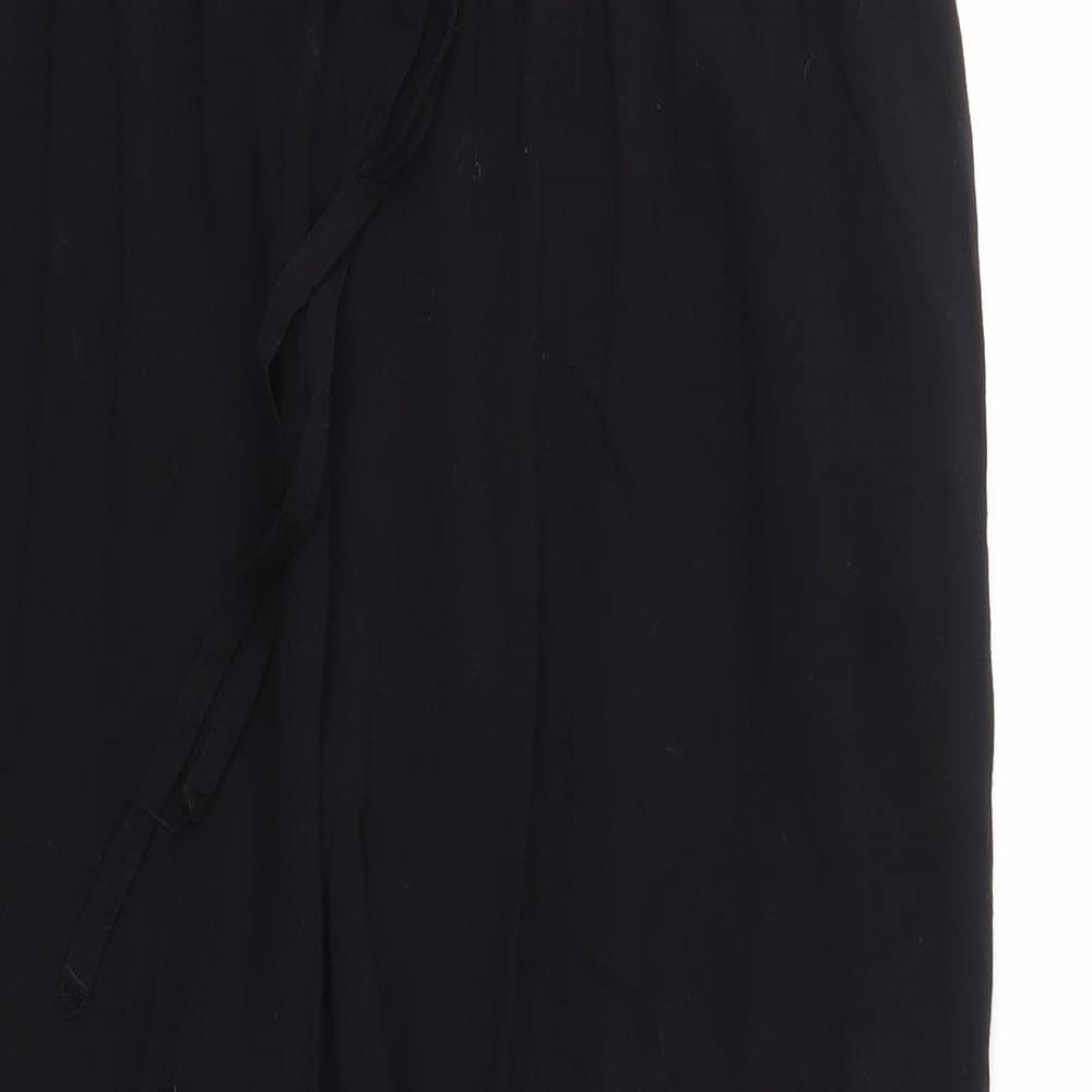 TU Womens Black   Trousers  Size 12 L23 in - Stretch waistband