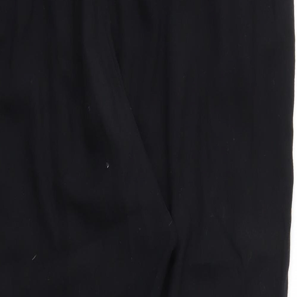 TU Womens Black   Trousers  Size 12 L23 in - Stretch waistband