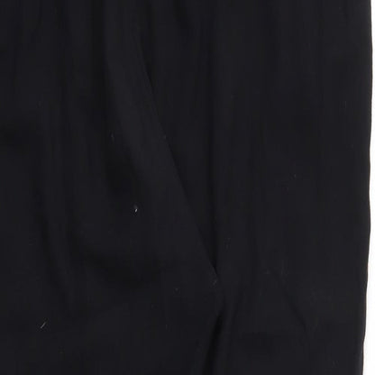 TU Womens Black   Trousers  Size 12 L23 in - Stretch waistband