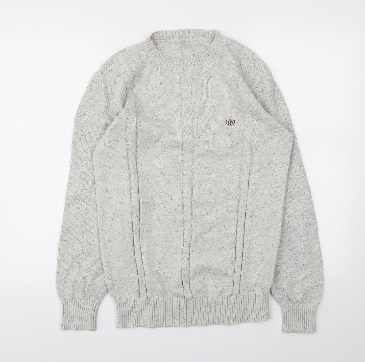 Mens UK Size M NEXT Grey Pullover Hoodie