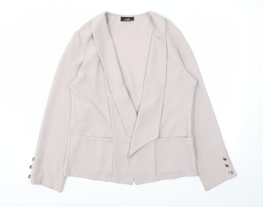 Wallis Womens Purple   Jacket Blazer Size 14