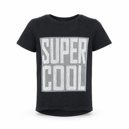 Nutmeg Boys Black   Basic T-Shirt Size 3-4 Years