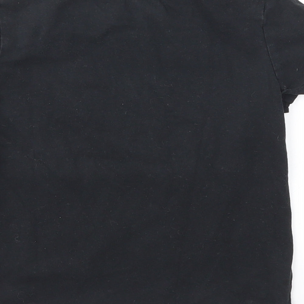 Nutmeg Boys Black   Basic T-Shirt Size 3-4 Years