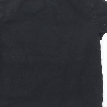 Nutmeg Boys Black   Basic T-Shirt Size 3-4 Years