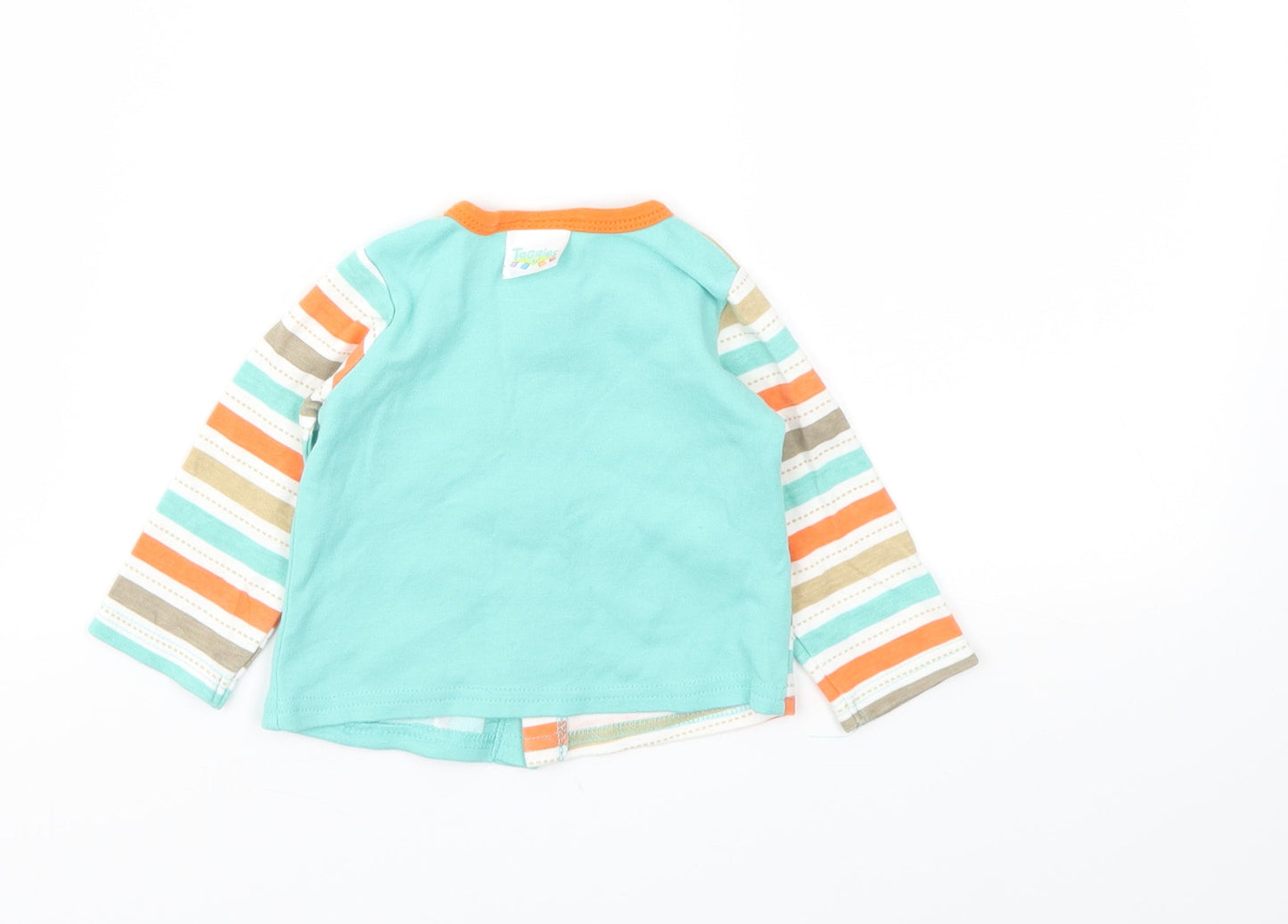 Taggies Baby Multicoloured Animal Print  Basic T-Shirt Size 6-9 Months