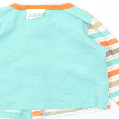 Taggies Baby Multicoloured Animal Print  Basic T-Shirt Size 6-9 Months