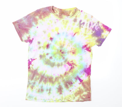 JEFF &CO Mens Multicoloured Colourblock   T-Shirt Size S
