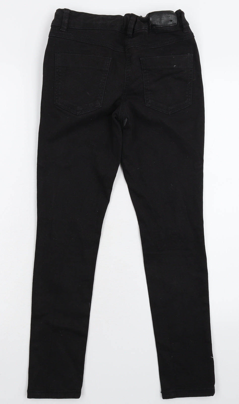 NEXT Girls Black  Denim Skinny Jeans Size 12 Years