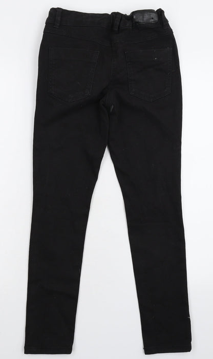 NEXT Girls Black  Denim Skinny Jeans Size 12 Years