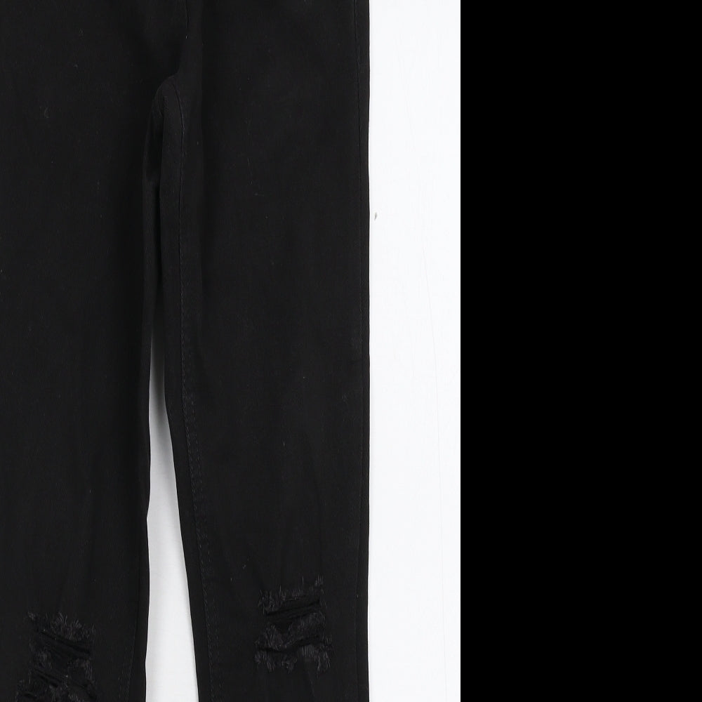 NEXT Girls Black  Denim Skinny Jeans Size 12 Years
