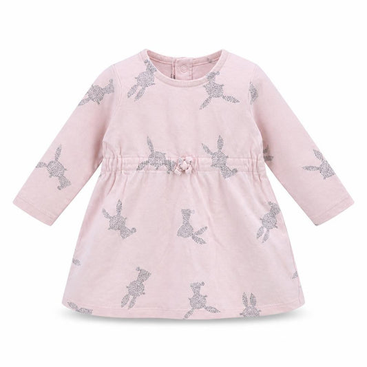 F&F Girls Pink   Jumper Dress  Size 3-6 Months