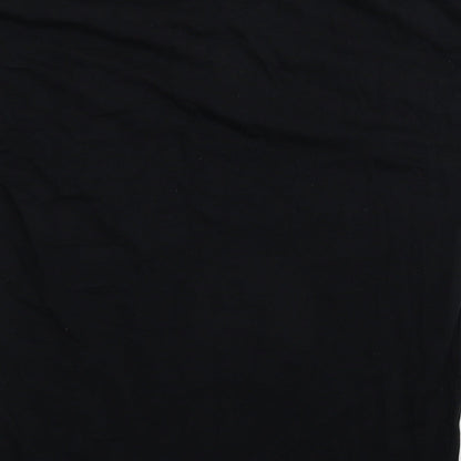 Cotton Force Mens Black    Polo Size M