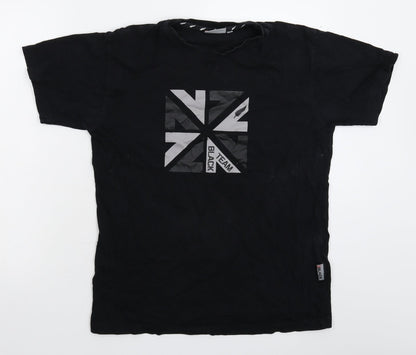 Team Black Mens Black    T-Shirt Size S