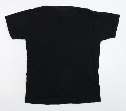 Team Black Mens Black    T-Shirt Size S