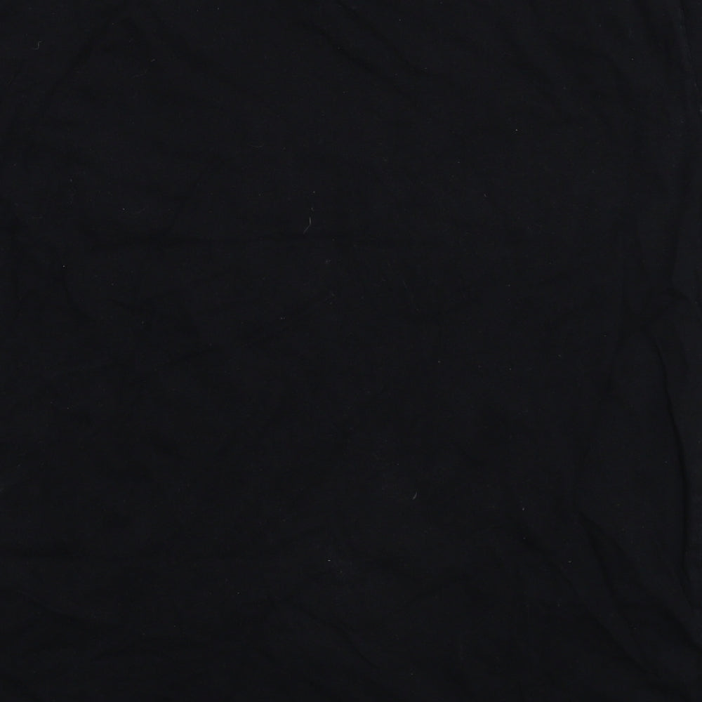 Team Black Mens Black    T-Shirt Size S