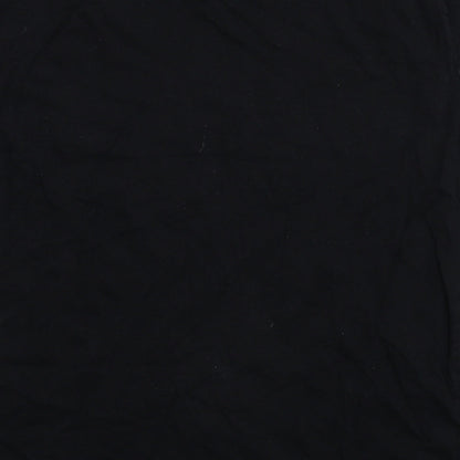Team Black Mens Black    T-Shirt Size S