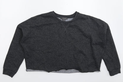 Primark Womens Grey   Pullover Sweatshirt Size 12  - Oversized