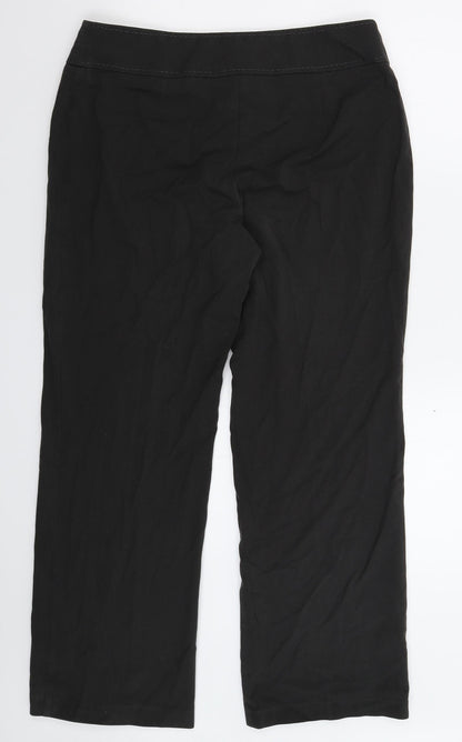 Womens UK Size 14 Marks and Spencer Regular Fit  Black Trousers