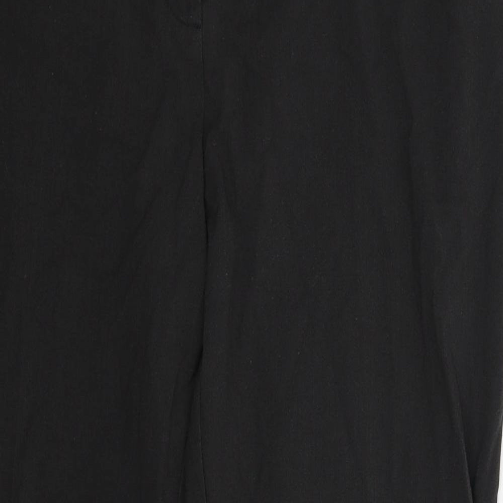 Womens UK Size 14 Marks and Spencer Regular Fit  Black Trousers