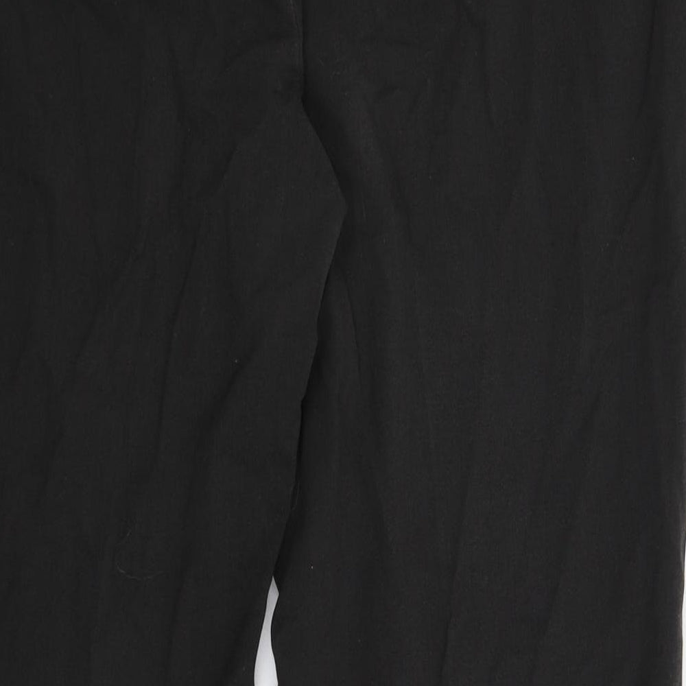 Womens UK Size 14 Marks and Spencer Regular Fit  Black Trousers
