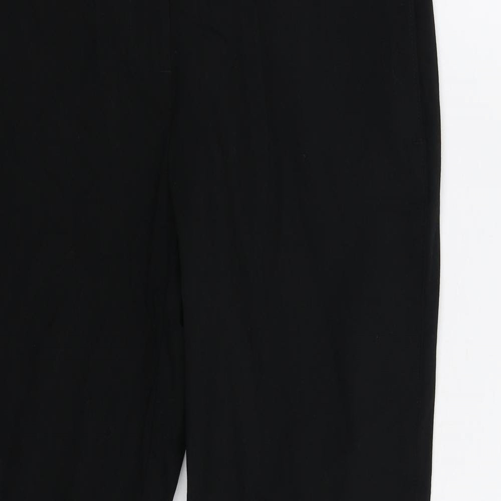 Womens UK Size 12 Marks and Spencer Regular Fit Dress Pants Black Trousers