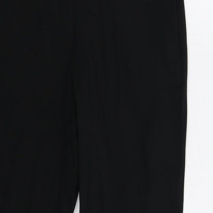 Womens UK Size 12 Marks and Spencer Regular Fit Dress Pants Black Trousers