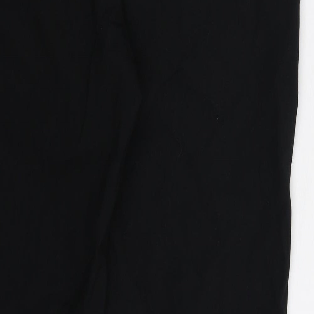 Womens UK Size 12 Marks and Spencer Regular Fit Dress Pants Black Trousers