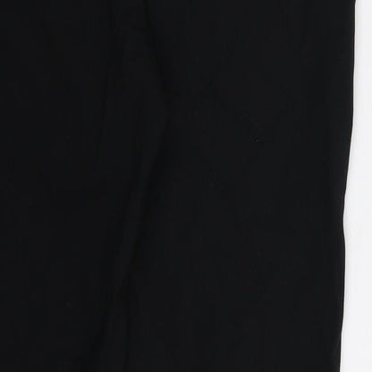 Womens UK Size 12 Marks and Spencer Regular Fit Dress Pants Black Trousers