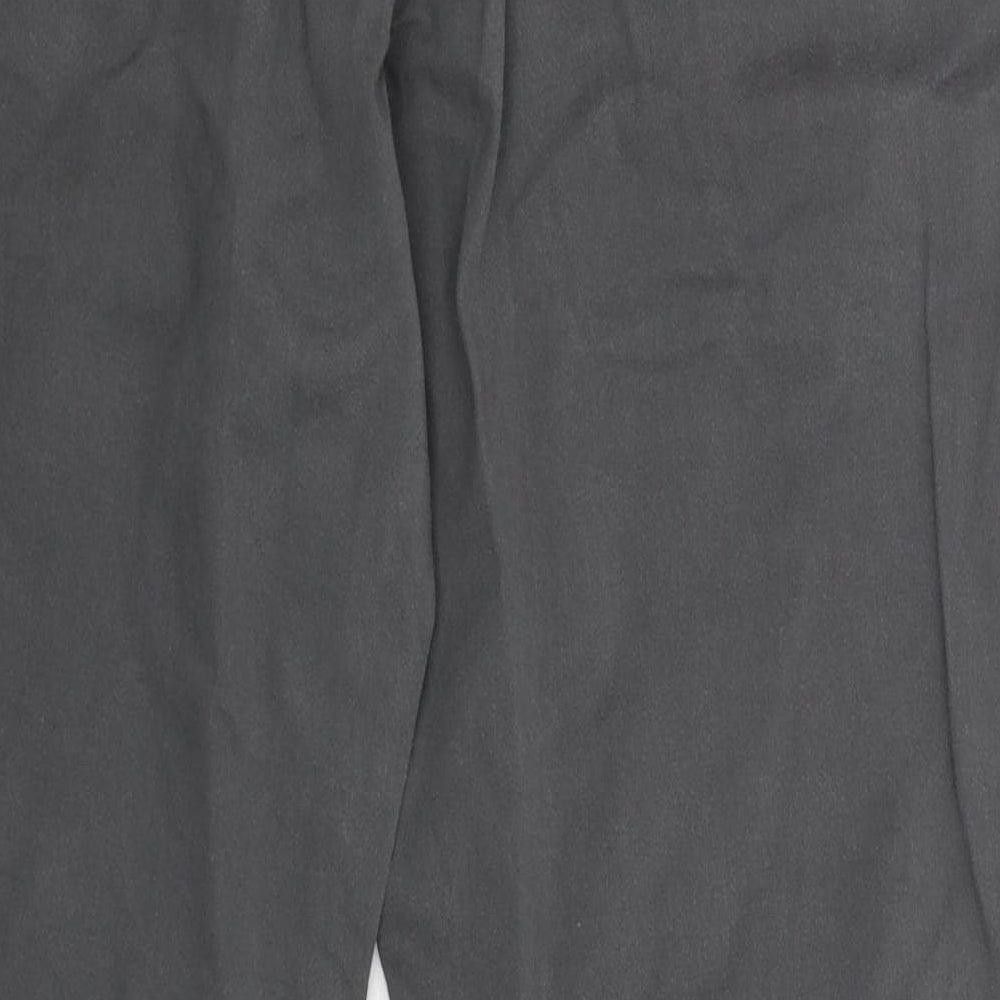 Denim & Co. Womens Grey   Chino Trousers Size 38 L31 in