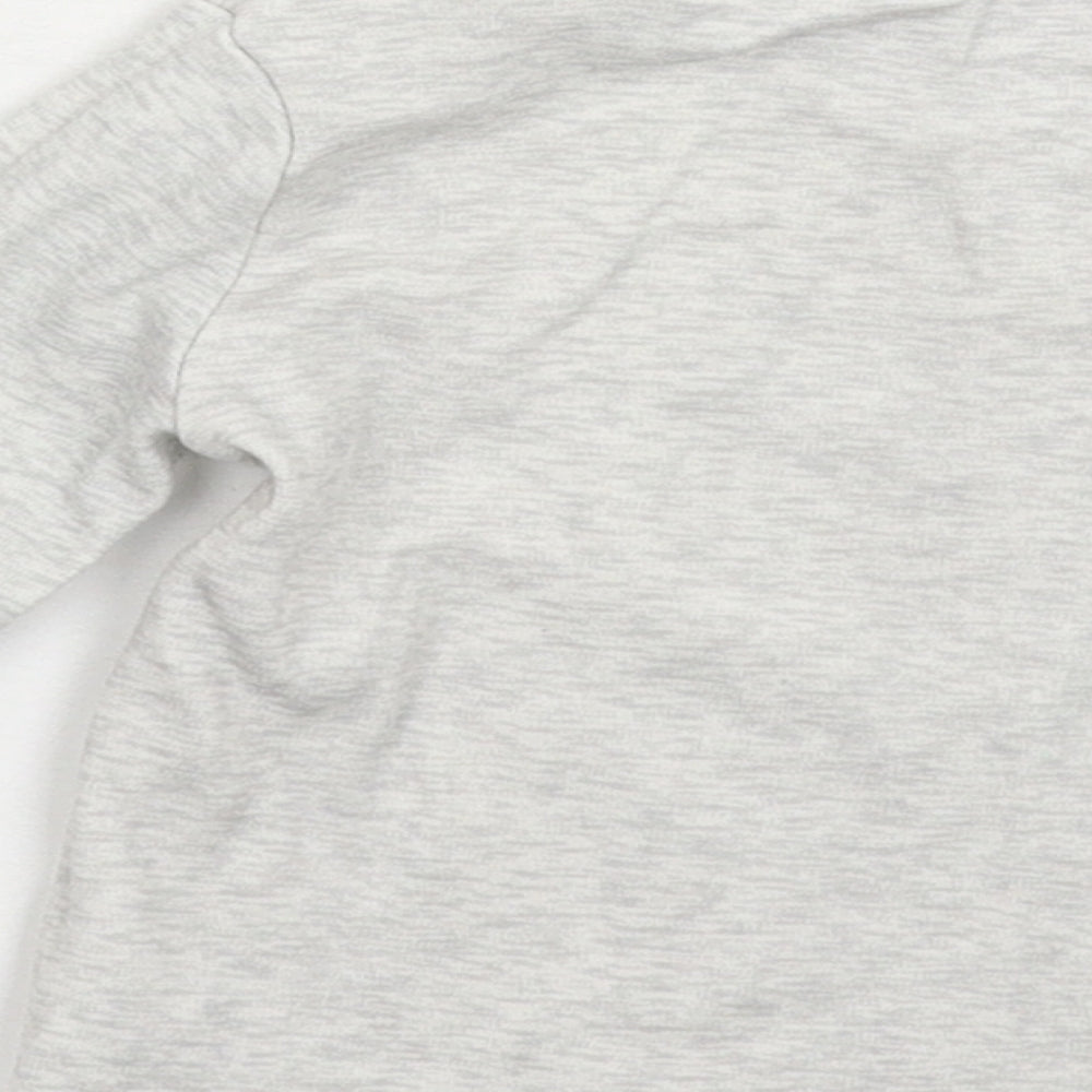 Brand and care label for George Baby Grey Basic T-Shirt, size 9-12, Months