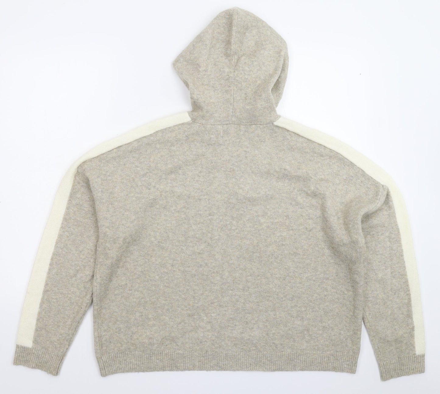 Apricot Womens Grey  Knit Pullover Jumper Size 10  - Oversized