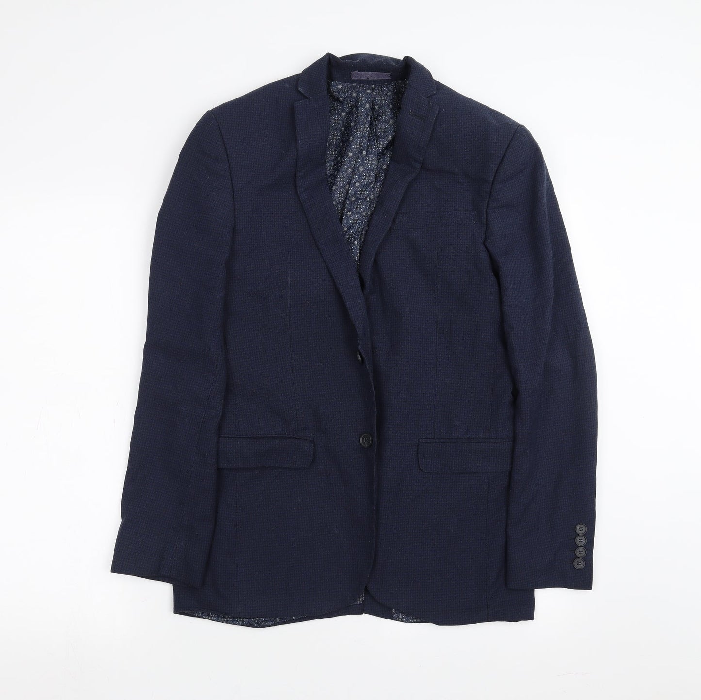 Mens UK Size 36 Red Herring Regular Blue Suit Jacket