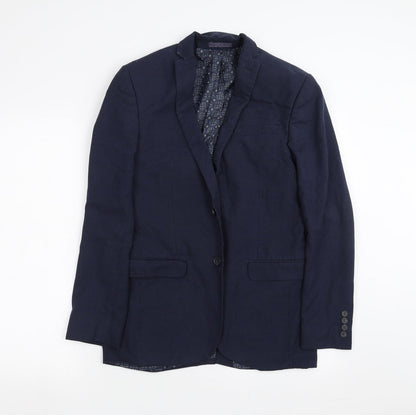 Mens UK Size 36 Red Herring Regular Blue Suit Jacket