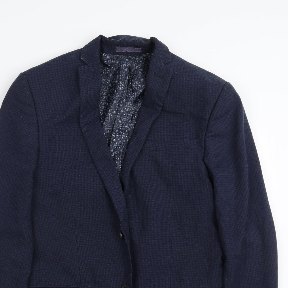 Mens UK Size 36 Red Herring Regular Blue Suit Jacket