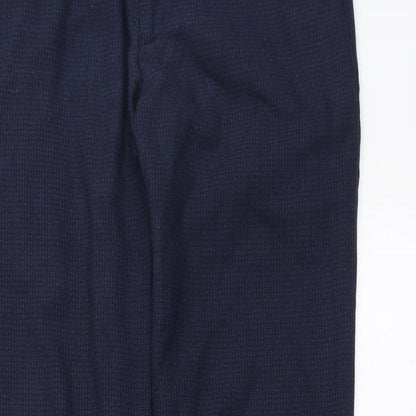 Preworn Mens Blue Check  Trousers  Size 30 in L31 in
