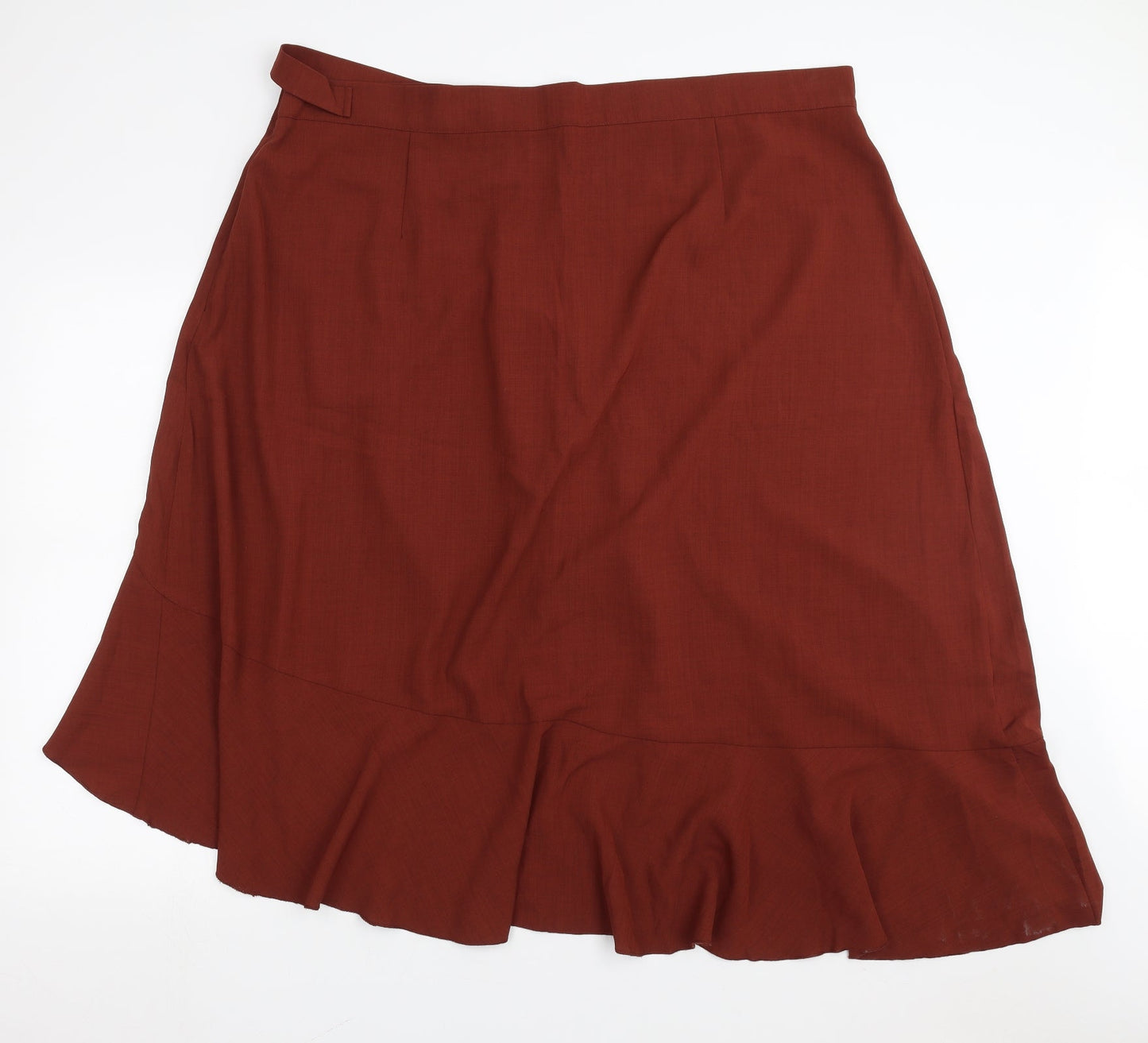 UNIQUE 21 Womens Brown   A-Line Skirt Size 28  - wrap style