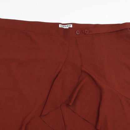 UNIQUE 21 Womens Brown   A-Line Skirt Size 28  - wrap style