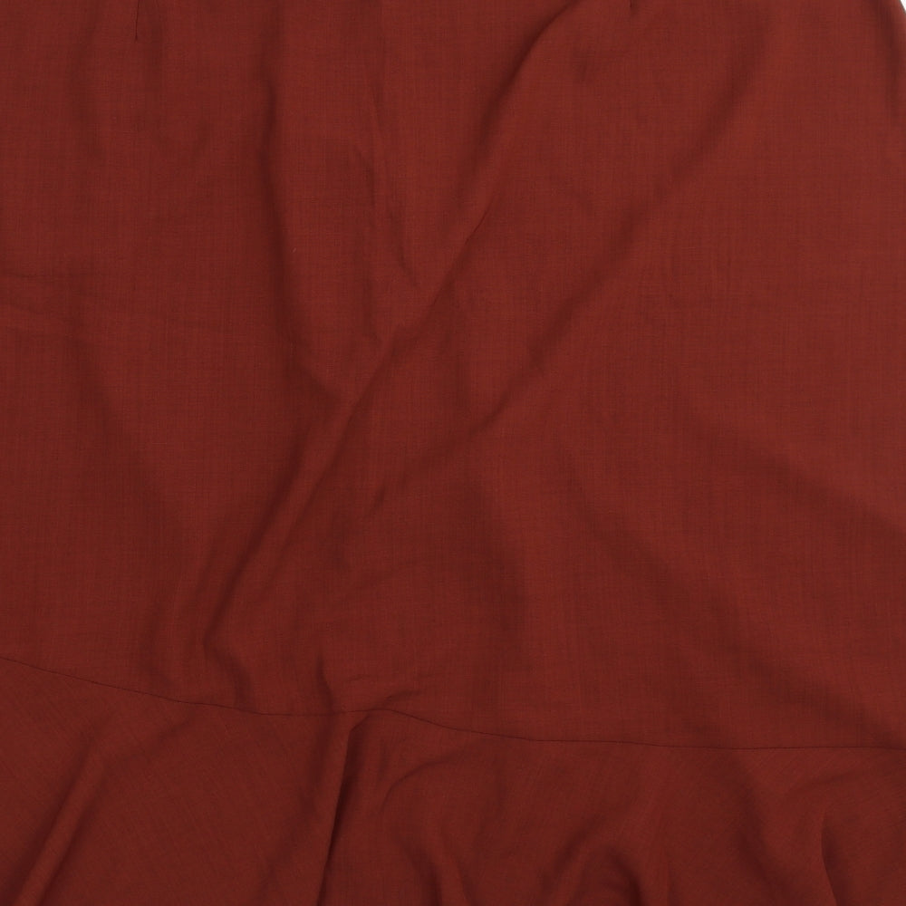 UNIQUE 21 Womens Brown   A-Line Skirt Size 28  - wrap style