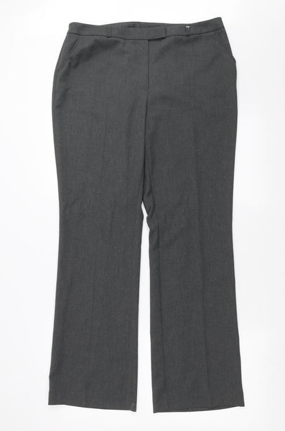 Sainsburys  Womens Grey   Trousers  Size 14 L31 in