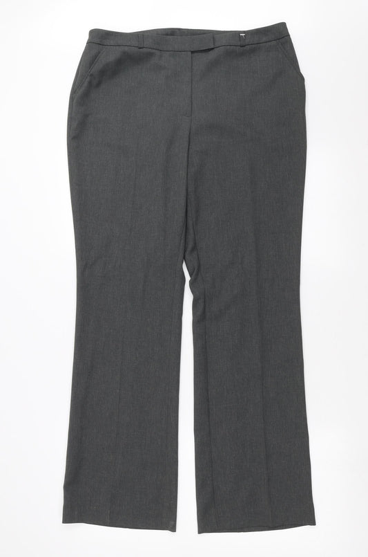 Sainsburys  Womens Grey   Trousers  Size 14 L31 in