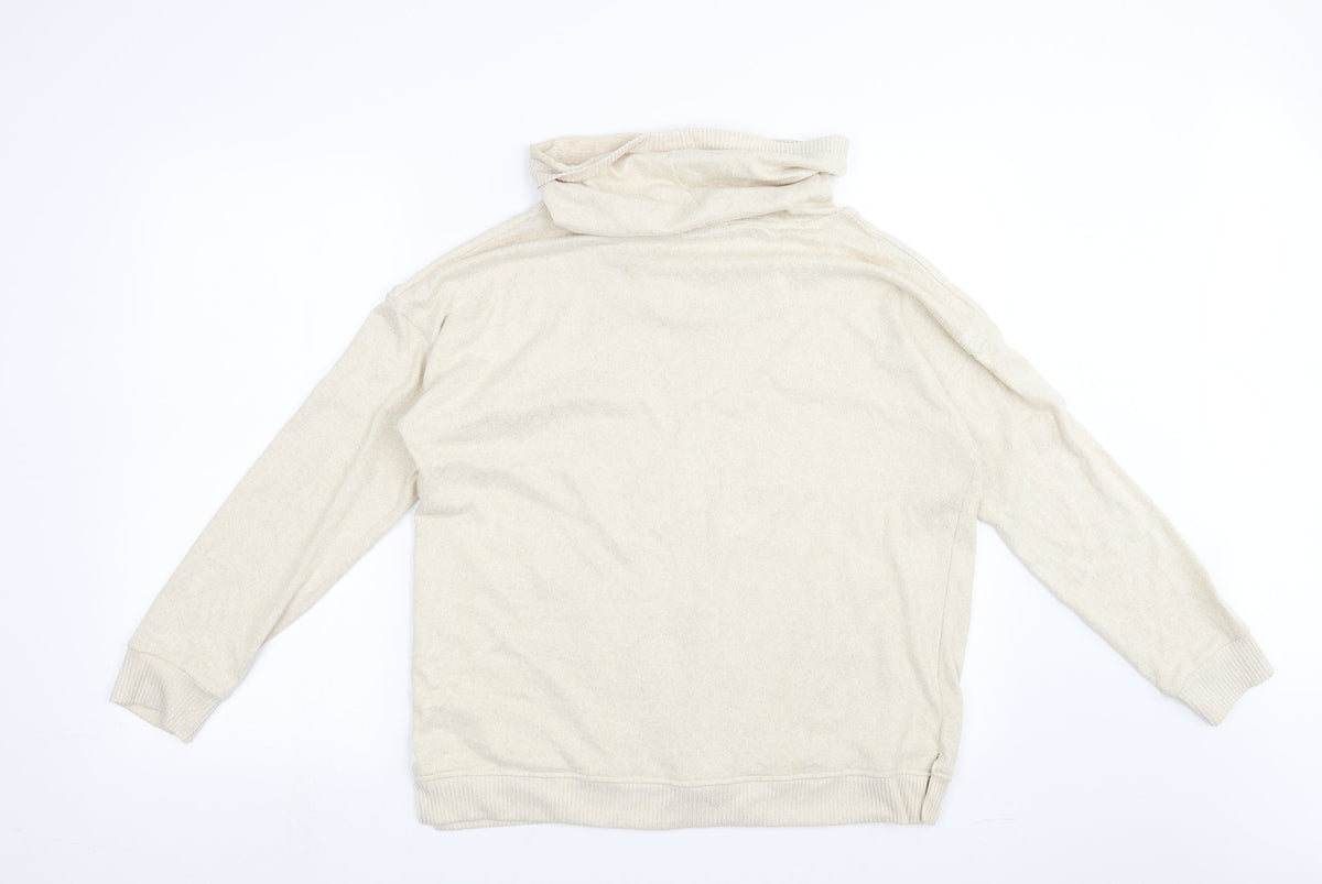 Back view of TU women’s beige jumper, size UK 14