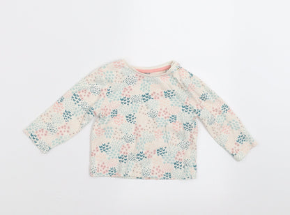 Mini Club Girls Multicoloured Floral  Basic T-Shirt Size 6-9 Months